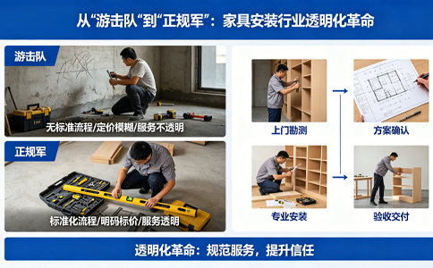 从“游击队”到“正规军”：家具安装这行，正在经历一场“透明化”革命