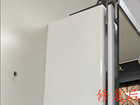 浴室柜破洞家具美容补漆修复